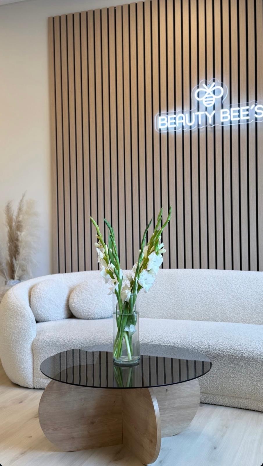Loungeområdet hos Beauty Bees